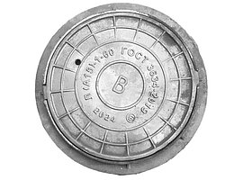 Люк водопроводный (тип "Л") А15 круглый H=60мм Л(А15)-1-60 ГОСТ 3634-2019