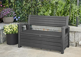Скамейка садовая пластиковая Otter Bench non Brush -GRP426-EE STD Cu