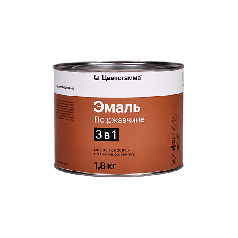Грунт-эмаль 3 в 1 по ржавчине Цветогамма синяя 0.8 кг