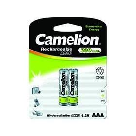 Camelion AAA- 300mAh Ni-Cd BL-2 (NC-AAA300BP2, аккумулятор,1.2В) (2 шт. в уп-ке)