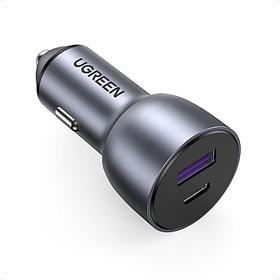 Автомобильное зарядное устройство Ugreen USB-A + USB-C 42.5Вт 60980