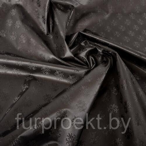 Ткань Жаккард   70D PU коричневый G2  (SH7BG)