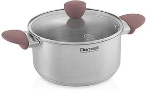Кастрюля Rondell Bueno RDS-1588 4.8л. d 24см (с крышкой) стальной