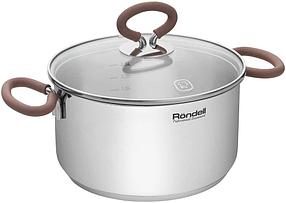 Кастрюля Rondell Etery RDS-1600 5.1л. d 24см (с крышкой) стальной