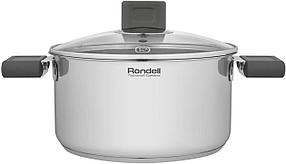 Кастрюля Rondell Quadro RDS-1596 3.1л. d 20см (с крышкой) стальной