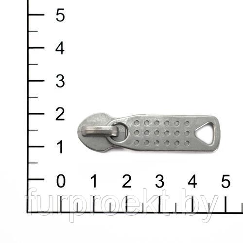 Бегунок № 8  мат/ник на витую молнию №8872 4,5