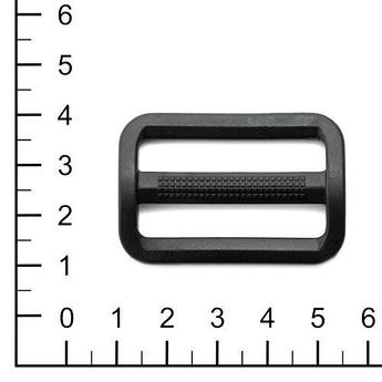 Пряжка 40мм R 0016 (MF2886) черн   (R0026, R3801(C), R3801A (C), R3801 (Q), 2-щелев. VP, ПК 2-щелев)