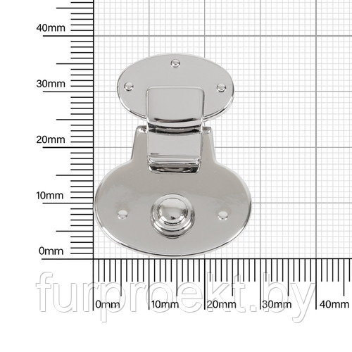 Застежка C 667 никель полир СУПЕР