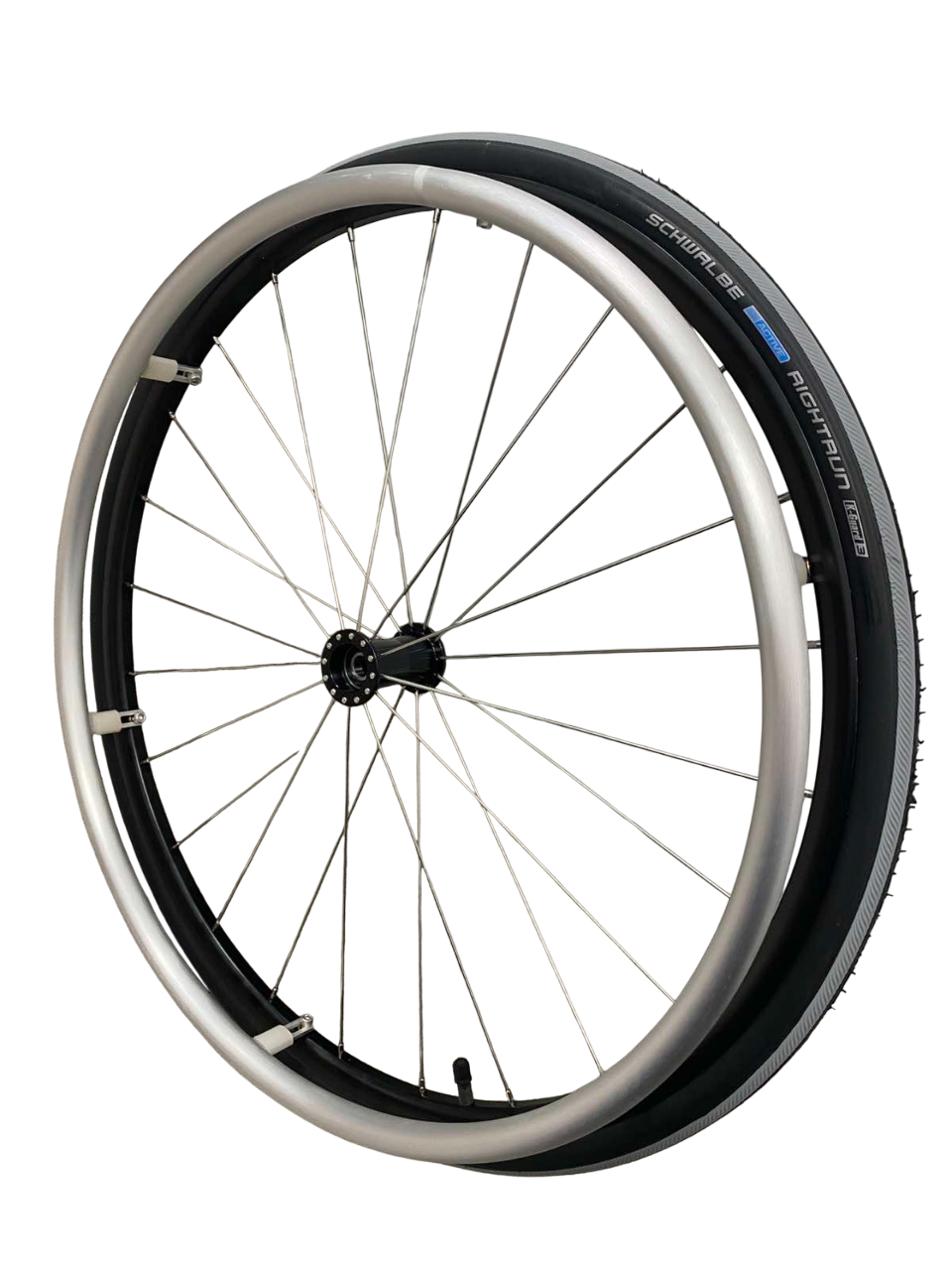 Колесо заднее для инвалидной коляски 24”x1, 25-540 (53/63 мм.,ось 12 мм.) Vermeiren