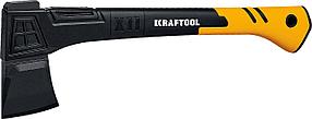Топор Kraftool 20660-11 средний черный/желтый в комплекте:чехол-ножны