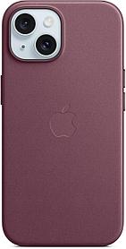 Чехол (клип-кейс) Apple FineWoven Case, Mulberry, для Apple iPhone 15 [mt3e3fe/a]