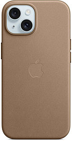 Чехол (клип-кейс) Apple FineWoven Case, Taupe, для Apple iPhone 15 [mt3c3fe/a]
