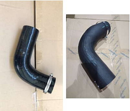 Патрубок интеркулера левый Geely Atlas Pro/BelGee X70