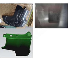 Бампер задний левый Geely Atlas Pro