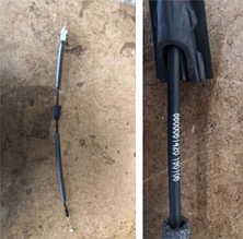 Тросик замка двери задней внутренней ручки Geely Atlas Pro