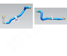 Шланг отопителя впускной Geely Tugella