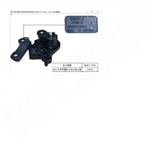 Механизм ручки открывания капота Geely Monjaro