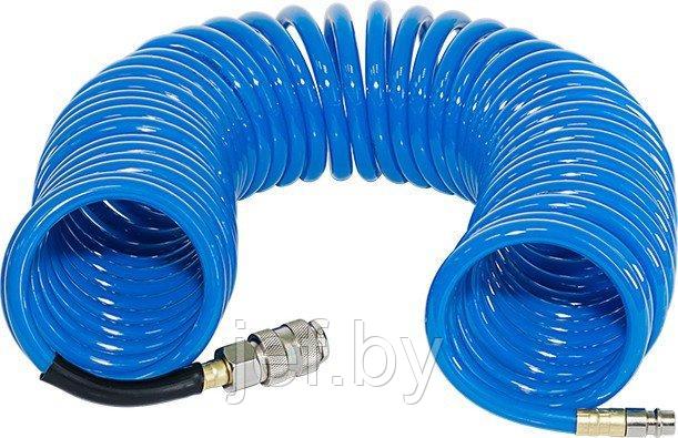 Шланг полиуретановый спиральный с фитингами 6х10 10 м FUBAG 170301