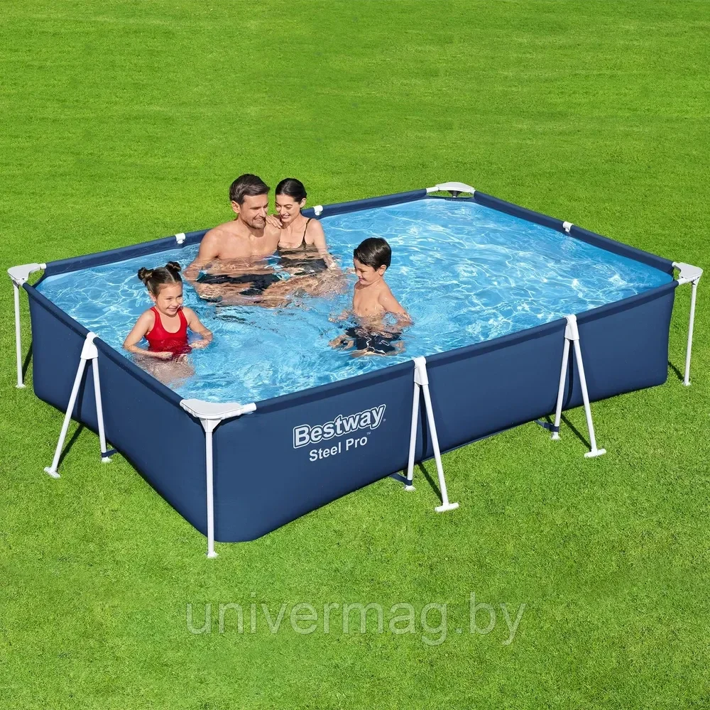 ГАРАНТИЯ ГОД!Бассейн Bestway каркасный Steel Pro 300x201x66см 3300л 56404, заплатки для ремонта