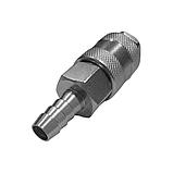 Быстроразъемное соединение пневматическое под шланг 10 мм Гамматест RQ-104S, фото 2