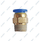 Фитинг зажимной 8 мм, 1/4" НР Гамматест YPC08-02, фото 2