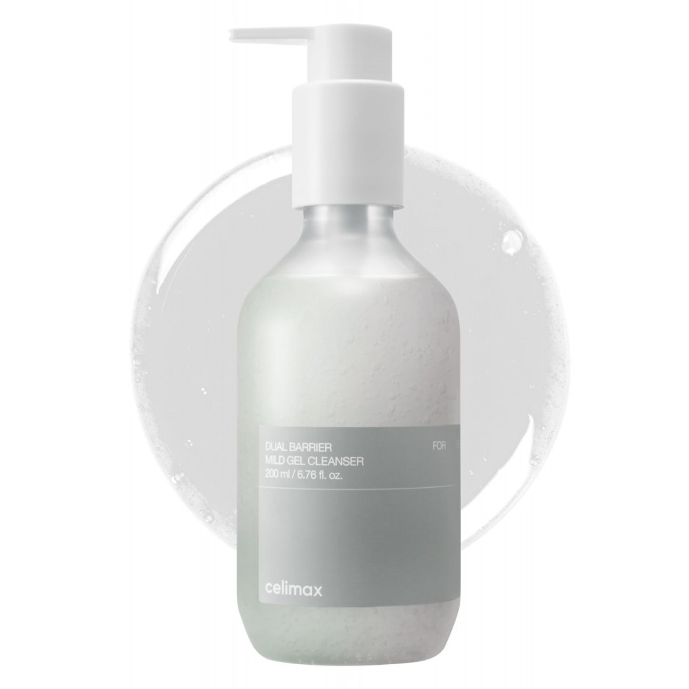 Нежный гель-пенка для умывания с комплексом церамидов Celimax Dual Barrier Mild Gel Cleanser, 200 мл