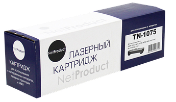 Тонер-картридж NetProduct (N-TN-1075) для Brother HL-1110R/1112R/DCP-1510R/MFC-1810R, 1K