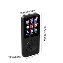 MP3 плеер c Bluetooth - YP3-073, экран 1.8", FM радио, microSD 16GB, диктофон, динамик, чёрный