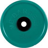 Диск MB Barbell Евро-классик 51 мм (1x50 кг, зеленый)