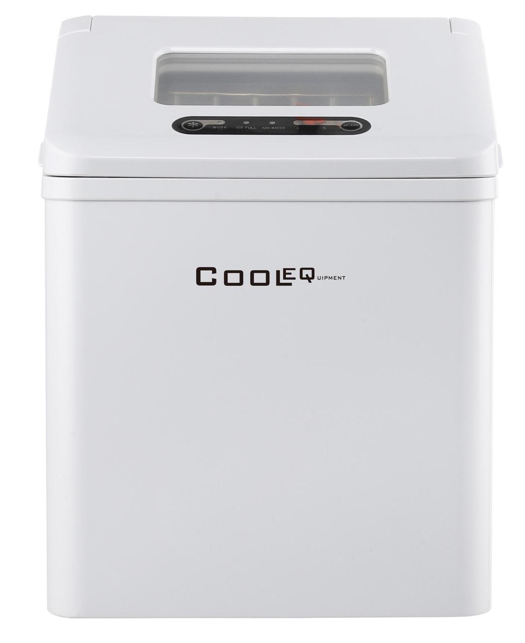 Льдогенератор COOLEQ ZB-20 белый (пальчики 3 размера, 20 кг/сут, бункер 1,6 кг)
