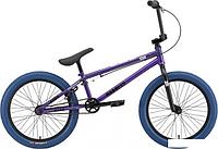 Велосипед Stark Madness BMX 4 2024 (серо-фиолетовый/черный/темно-синий)