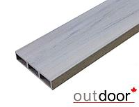 Доска заборная ДПК Outdoor 115*22*3000 мм. шлифованная серая микс