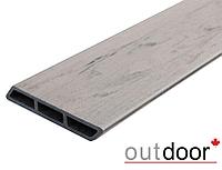Доска заборная Ромбус ДПК Outdoor 122*22*4000 мм. браш серая микс