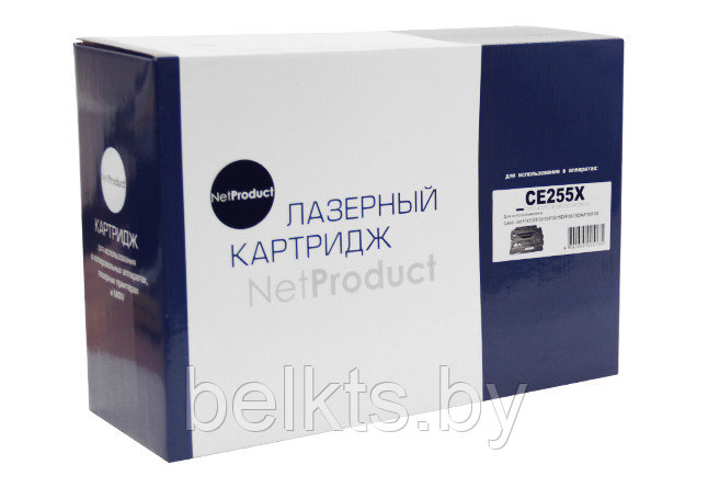 Картридж NetProduct (N-CE255X) для HP LJ P3015, 12,5K