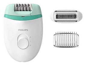 Эпилятор Philips BRE245/00 скор.:2 насад.:2 от электр.сети белый/мятный