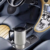 Термокружка c подогревом от прикуривателя Heated Travel Mug 450 мл, фото 3