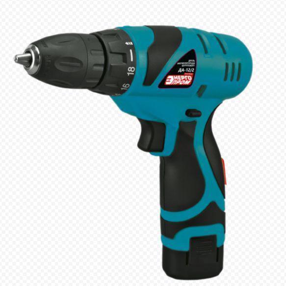 Дрель шуруповерт аккумуляторная ЭНЕРГОПРОМ 00-00010873 ДА-12