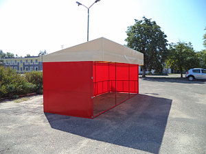 Торговая палатка с "односкатной крышей". Размер 2,00 х 6,00 м.