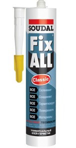 Гибридный клей-герметик Fix All Flexi Черный, 290 мл