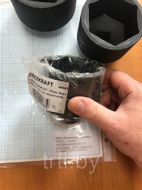 Головка ударная 3/4'', 63 мм (6гр) FORCEKRAFT код 1.18128