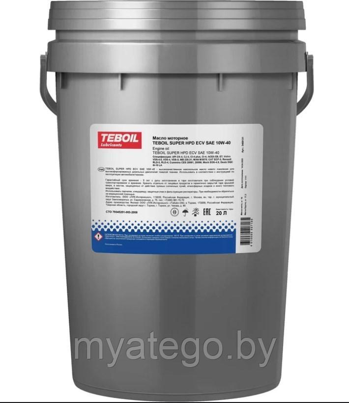МАЛОЗОЛЬНОЕ МОТОРНОЕ МАСЛО TEBOIL SUPER HPD ECV 10W‑40 с увеличенным интервалом замены