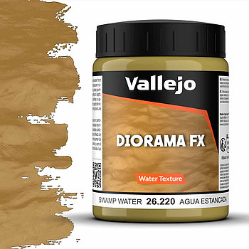 Текстурная паста для диорамы болотная вода (SWAMP WATER), 200 мл, Vallejo