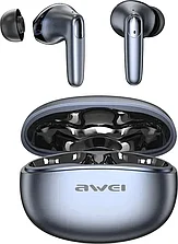 Беспроводные внутриканальные/вставные наушники - Awei T90 ENC, TWS, Bluetooth 5.3, наушники 35mAh (7 час.)
