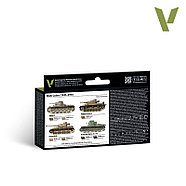 Набор VALLEJO MODEL AIR SET: DAK COLORS 1941-44 (6*18мл), Vallejo, фото 2