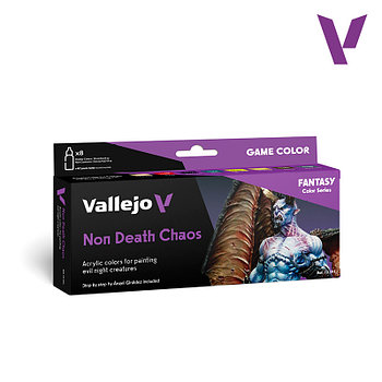 Набор красок для фэнтези миниатюр GAME COLOR NON DEATH CHAOS, 8х18мл, Vallejo