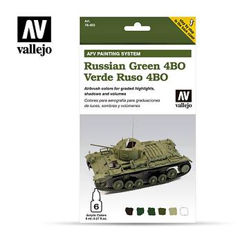 Набор акриловых красок AFV RUSSIAN GREEN 4BO ARMOUR PAINTING SYSTEM 6x8ml