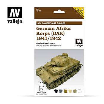 Набор акриловых красок AFV GERMAN AFRIKA KORPS 1941/42 (DAK) 6x8ml