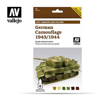 Набор акриловых красок AFV GERMAN CAMOUFLAGE 1943/1944 6x8ml