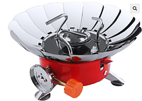 Плита газовая портативная с ветрозащитой чехол K-203