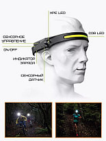 Налобный фонарь аккумуляторный LX200 Induction Headlamp, фото 2